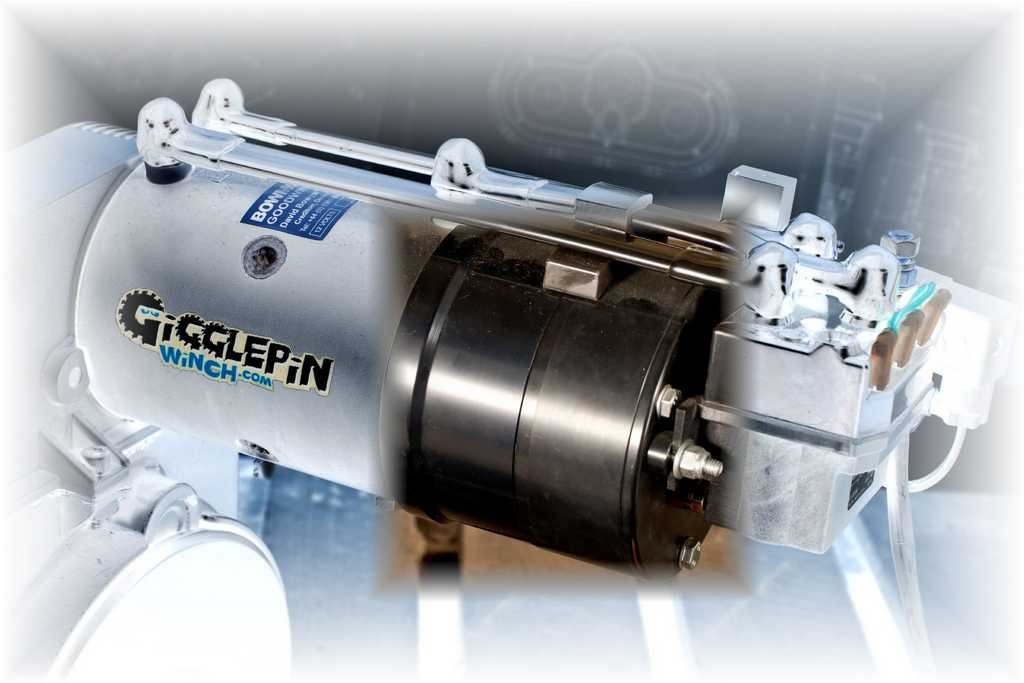 Gigglepin motor brake system