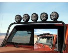 5-tab overhead light bar for Jeep Wrangler JK 2007-2016