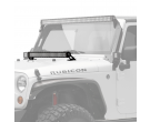 KC HiLiTES 30" C-Series C30 LED bar and hood mount bracket kit - Jeep JK 2007-2018